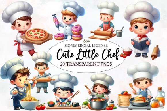 Download Cute Little Chef Clipart Cooking - Chef clipart Collection