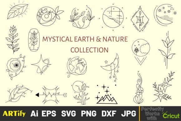Download Earth Mystical Minimalist Line Art Ideas - Line art Collection