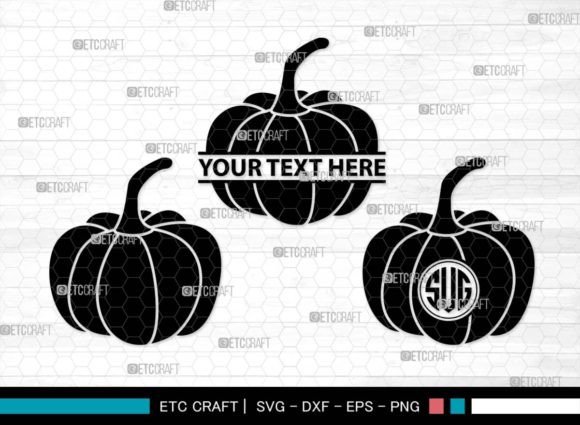 Download Pumpkin Monogram, Autumn Pumpkin SVG - Premium Bundle