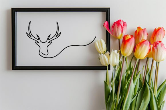 Download Continuous Line Art Drawing of Head Deer - Line art Collection