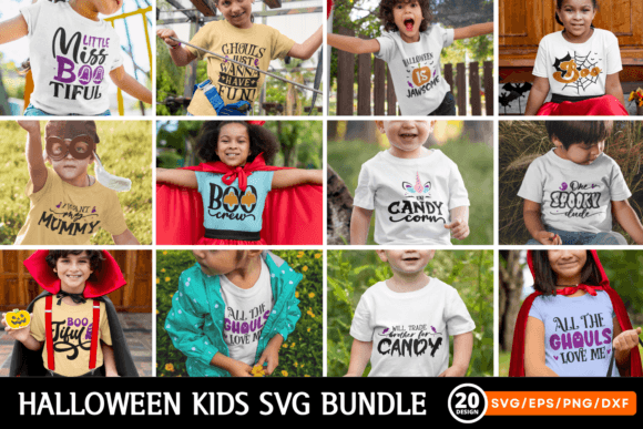 Download Kids Halloween SVG Bundle - Kids Collection