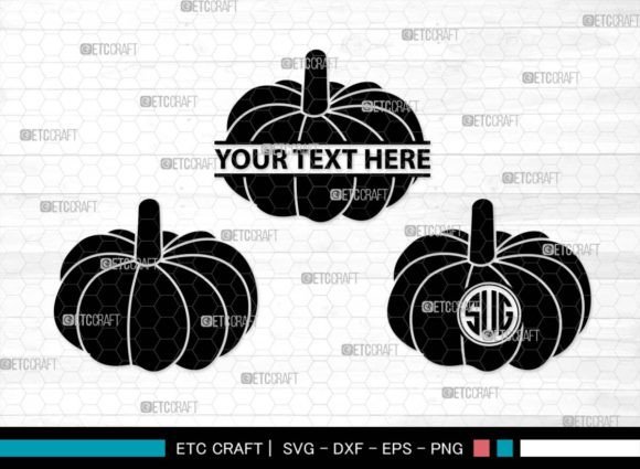 Download Pumpkin Monogram, Autumn Pumpkin SVG - Premium Bundle