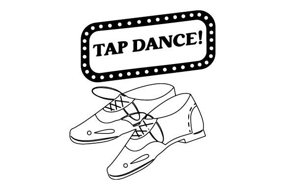 Download Tap Dance Shoes Line Art - Line art Collection